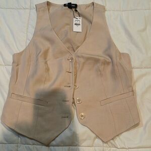 Express linen vest